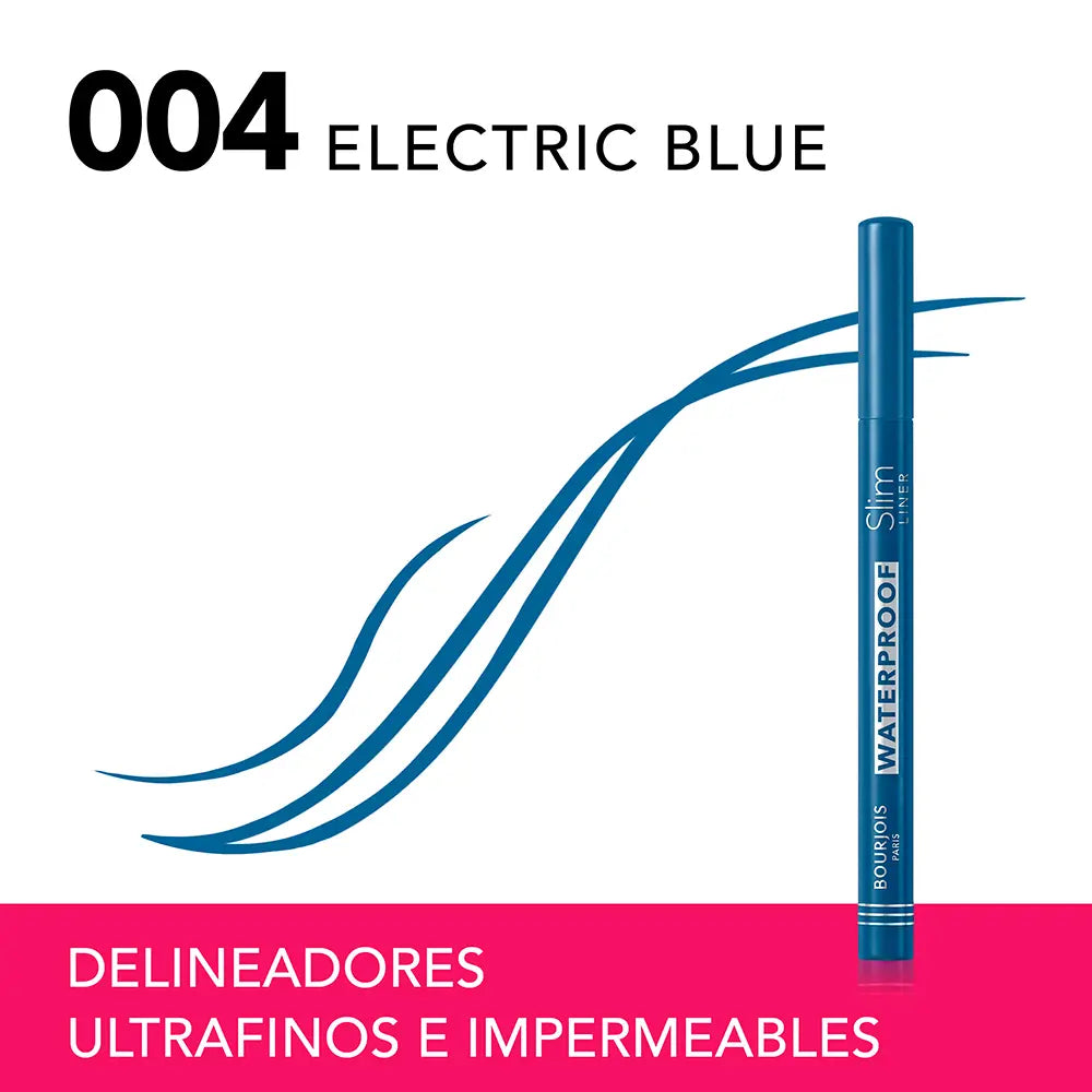 BOURJOIS-SLIM LINER lápis de olho à prova d'água 004 Azul Elétrico 1 unidade.-DrShampoo - Perfumaria e Cosmética