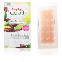 BYLY-Bandas de corpo de chocolate DEPIL 12 unidades-DrShampoo - Perfumaria e Cosmética