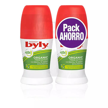 BYLY-CONJUNTO DE DEO ROLL-ON ORGÂNICO EXTRA FRESH 2 x 50 ml-DrShampoo - Perfumaria e Cosmética Imagem principal do produto