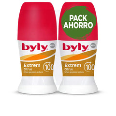 BYLY-EXTREM CÍTRICO 100H DESODORANTE ROLL-ON PACOTE 2 x 50 ml-DrShampoo - Perfumaria e Cosmética