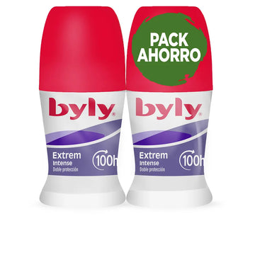 BYLY-EXTREM INTENSE 100H DESODORIZANTE ROLL-ON LOTE 2 x 50 ml-DrShampoo - Perfumaria e Cosmética Imagem principal do produto