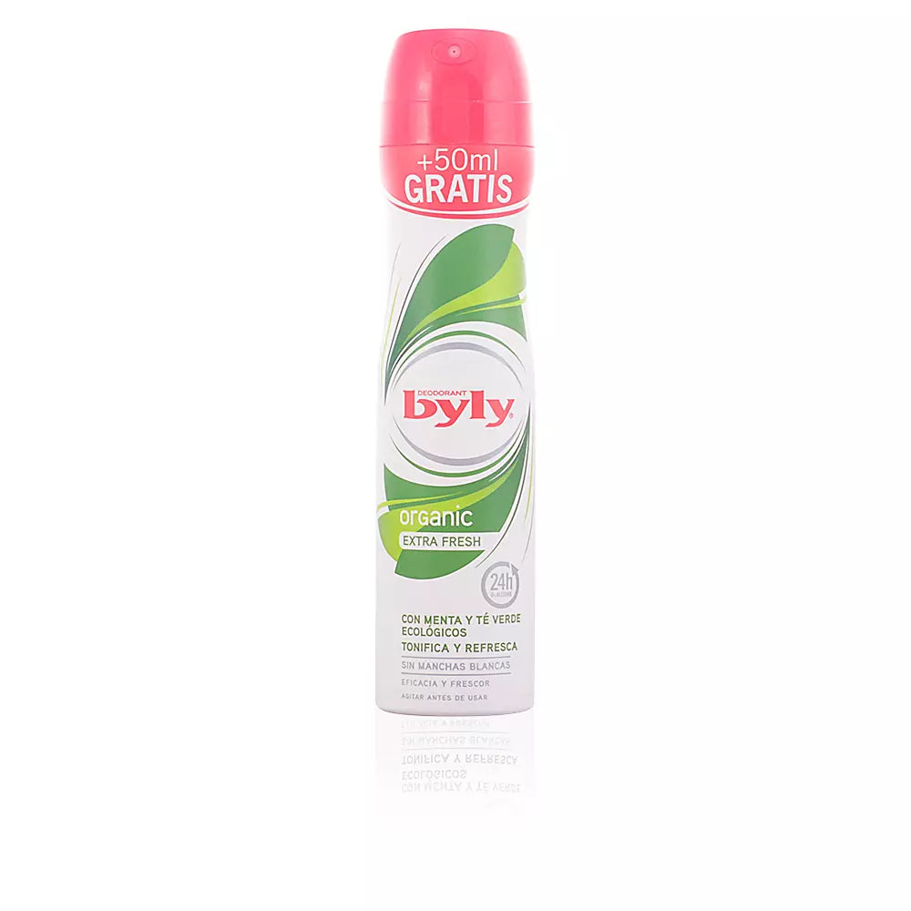 BYLY-Spray desodorante ORGANIC EXTRA FRESH 200 ml-DrShampoo - Perfumaria e Cosmética
