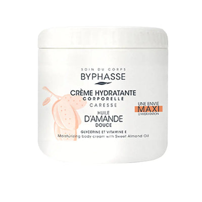 BYPHASSE-AMÊNDOA DOCE CREME HIDRATANTE CORPORAL 500 ml-DrShampoo - Perfumaria e Cosmética