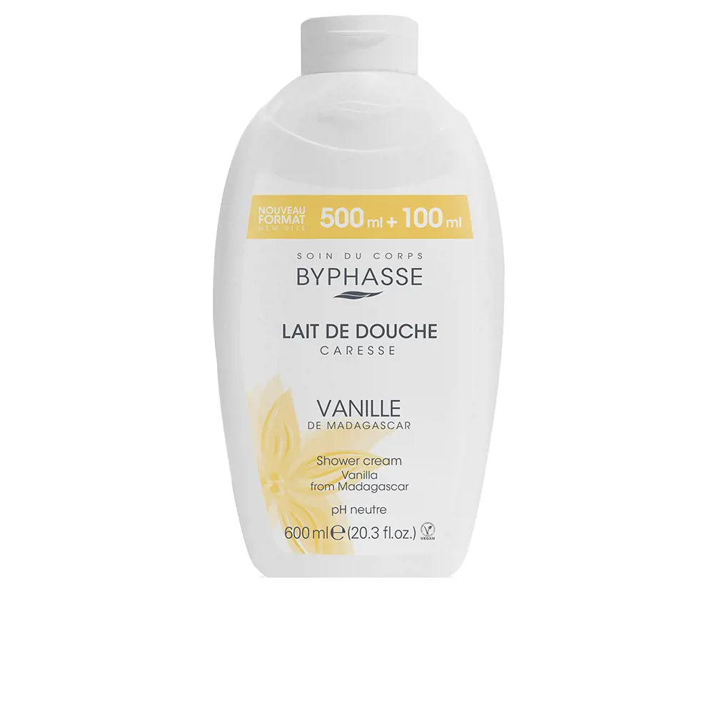 BYPHASSE-CARESSE SHOWER GEL vanilla 600 ml-DrShampoo - Perfumaria e Cosmética