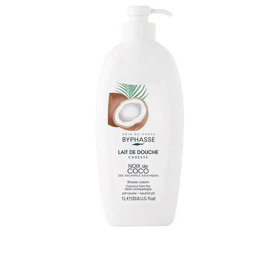 BYPHASSE-CARESSE creme de banho de coco 1000 ml-DrShampoo - Perfumaria e Cosmética