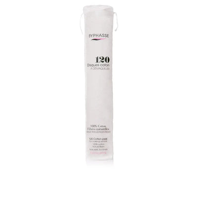 BYPHASSE-COTTON DISCS desmaquilhante 120 ud-DrShampoo - Perfumaria e Cosmética