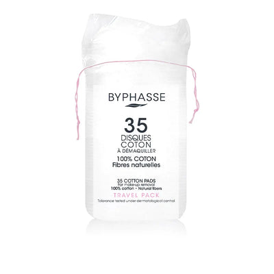 BYPHASSE-COTTON DISCS desmaquilhante 35 ud-DrShampoo - Perfumaria e Cosmética