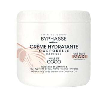 BYPHASSE-CREME CORPORAL HIDRATANTE óleo de coco 500 ml-DrShampoo - Perfumaria e Cosmética Imagem principal do produto