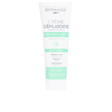 BYPHASSE-CREME DE REMOÇÃO DE CABELO extrato de aloe vera 125 ml-DrShampoo - Perfumaria e Cosmética Imagem principal do produto