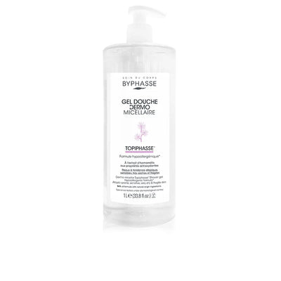 BYPHASSE-DERMO gel de banho micelar topiphasse 1000 ml-DrShampoo - Perfumaria e Cosmética