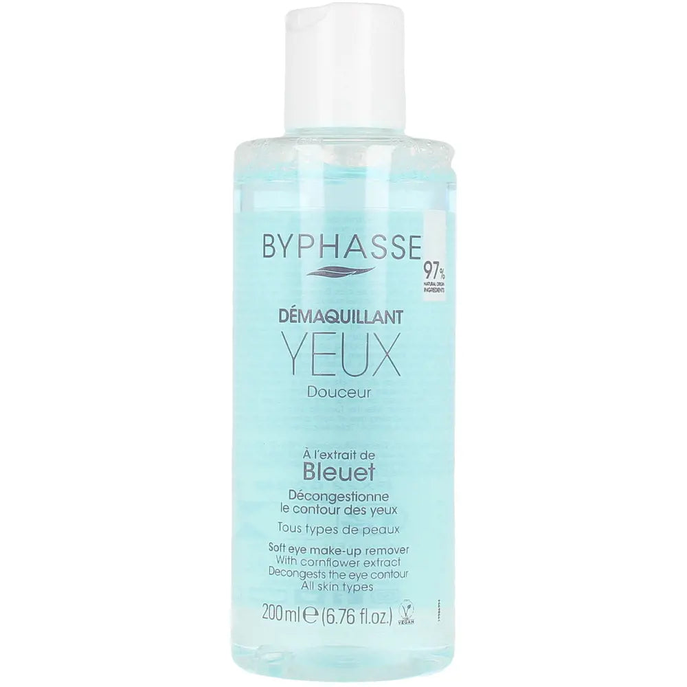 BYPHASSE-DOUCEUR EYE MAKE-UP REMOVER cornflower extract 200 ml-DrShampoo - Perfumaria e Cosmética