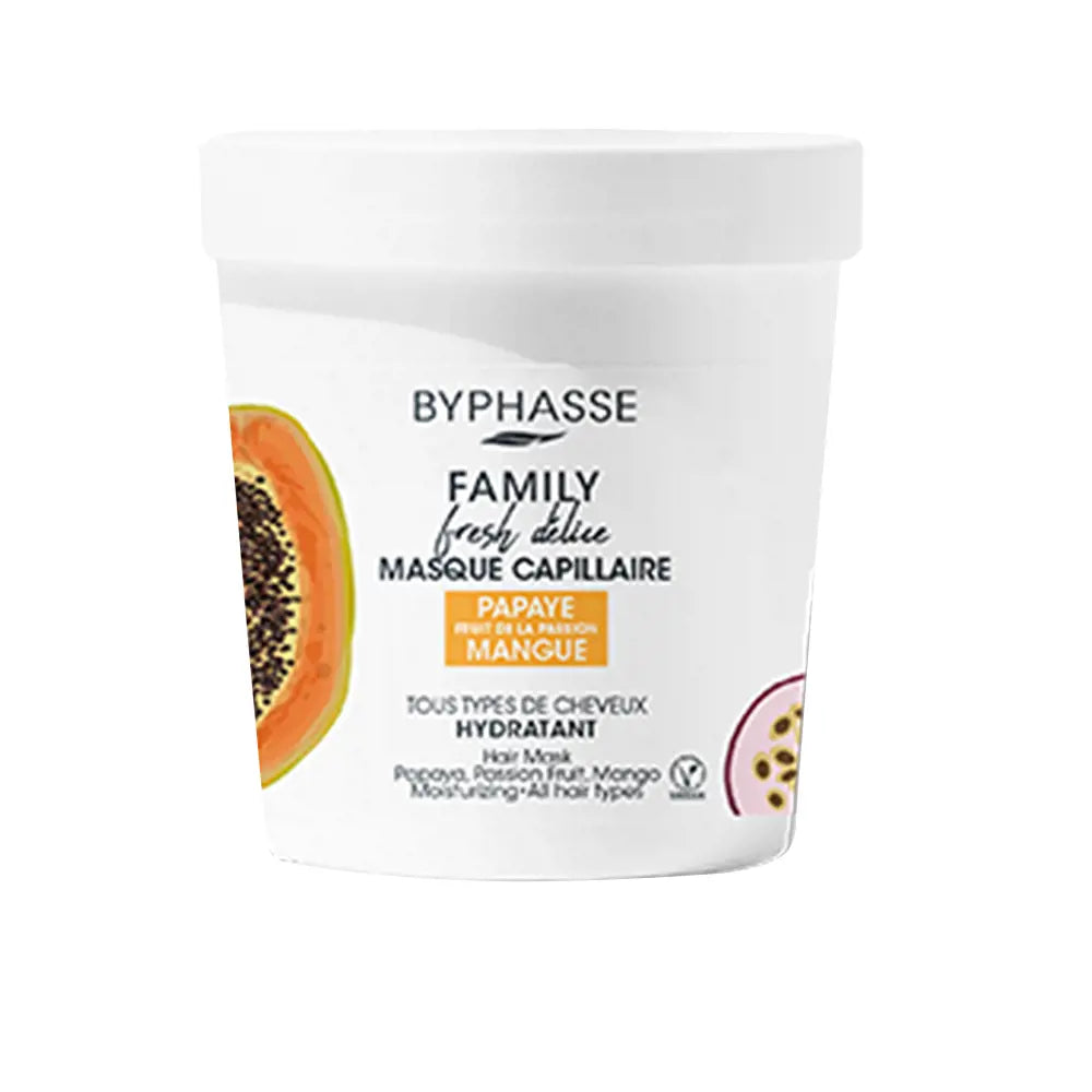 BYPHASSE-FAMILY FRESH DELICE máscara para todos os tipos de cabelo 250 ml-DrShampoo - Perfumaria e Cosmética