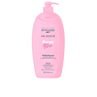 BYPHASSE-Gel de duche prebiótico SUGAR GLOW 2000 ml.-DrShampoo - Perfumaria e Cosmética