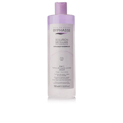 BYPHASSE-MICELLAR SOLUTION REMOVEDOR DE MAQUILHAGEM bifásico à prova de água 500 ml-DrShampoo - Perfumaria e Cosmética