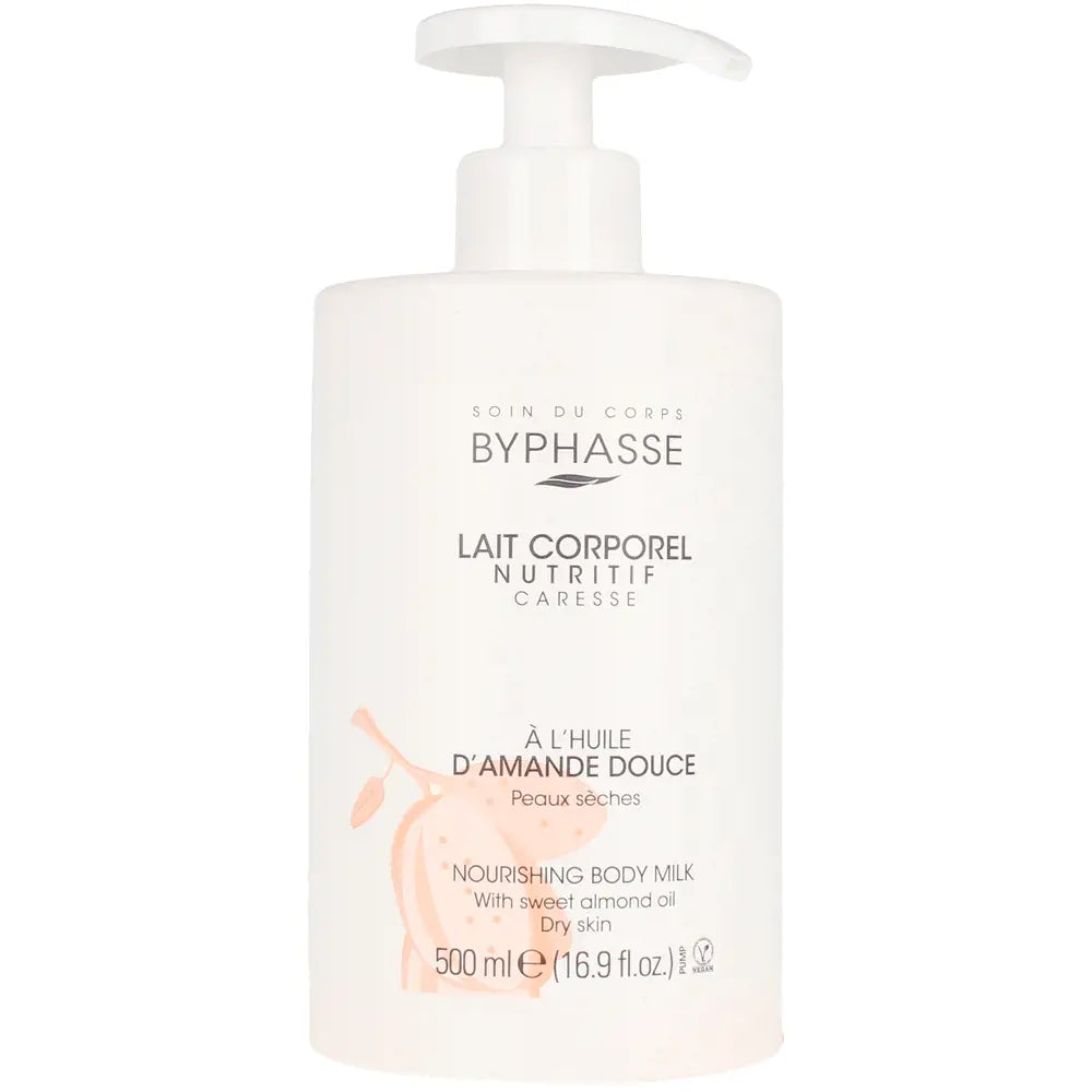 BYPHASSE-Nourishing BODY MILK with almond oil 500 ml-DrShampoo - Perfumaria e Cosmética