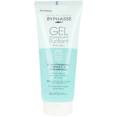 BYPHASSE-Purifying MAKE-UP REMOVER GEL 200 ml-DrShampoo - Perfumaria e Cosmética