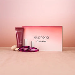 CALVIN KLEIN-EUPHORIA CASE 3 pcs.-DrShampoo - Perfumaria e Cosmética