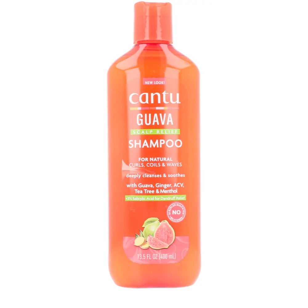 CANTU-Shampoo para alívio do couro cabeludo GUAVA & GINGER 400 ml-DrShampoo - Perfumaria e Cosmética