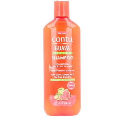 CANTU-Shampoo para alívio do couro cabeludo GUAVA & GINGER 400 ml-DrShampoo - Perfumaria e Cosmética