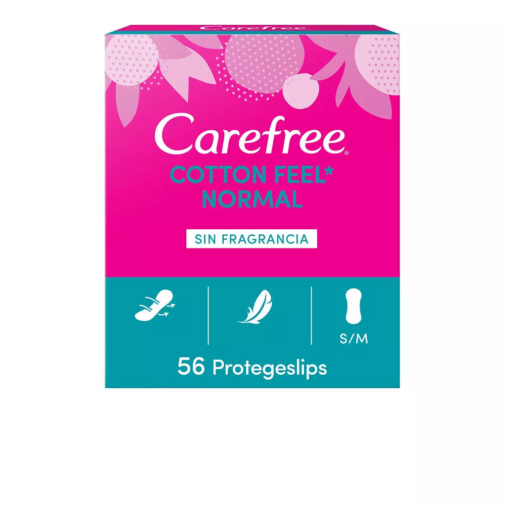 CAREFREE-Protetor CAREFREE COTTON sem fragrância 56 unidades-DrShampoo - Perfumaria e Cosmética