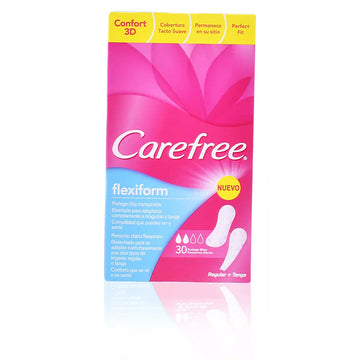 CAREFREE-Protetor flexiforme CAREFREE 30 unidades-DrShampoo - Perfumaria e Cosmética Imagem principal do produto