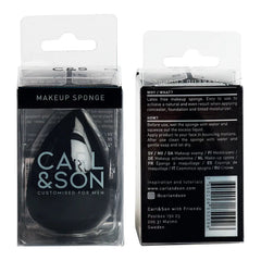 CARL&SON-Esponja de MAQUIAGEM preta 15 gr-DrShampoo - Perfumaria e Cosmética