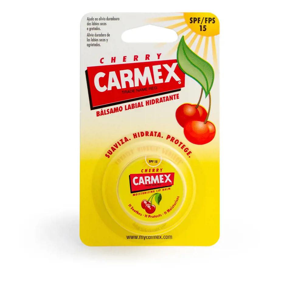 CARMEX-Frasco de bálsamo hidratante CEREJA 7,5 gr-DrShampoo - Perfumaria e Cosmética