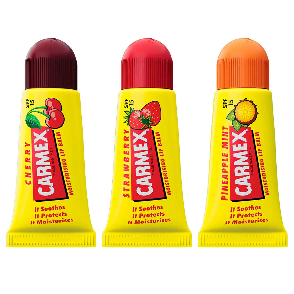 CARMEX-MINIS BALM LÁBIOS HIDRATANTE SPF15 TRIPLO-DrShampoo - Perfumaria e Cosmética