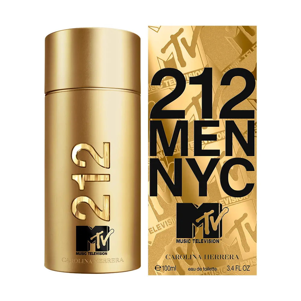 CAROLINA HERRERA-212 MEN NYC x MTV edt vapo ed. lim. 100ml-DrShampoo - Perfumaria e Cosmética