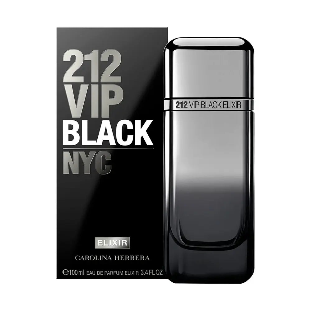 CAROLINA HERRERA-212 VIP BLACK ELIXIR edp vapo 100 ml-DrShampoo - Perfumaria e Cosmética