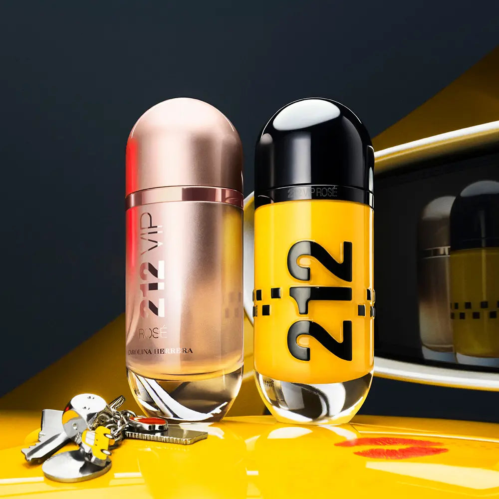 CAROLINA HERRERA-212 VIP ROSÉ 212 CAB edp vaporiza edição limitada 80ml.-DrShampoo - Perfumaria e Cosmética