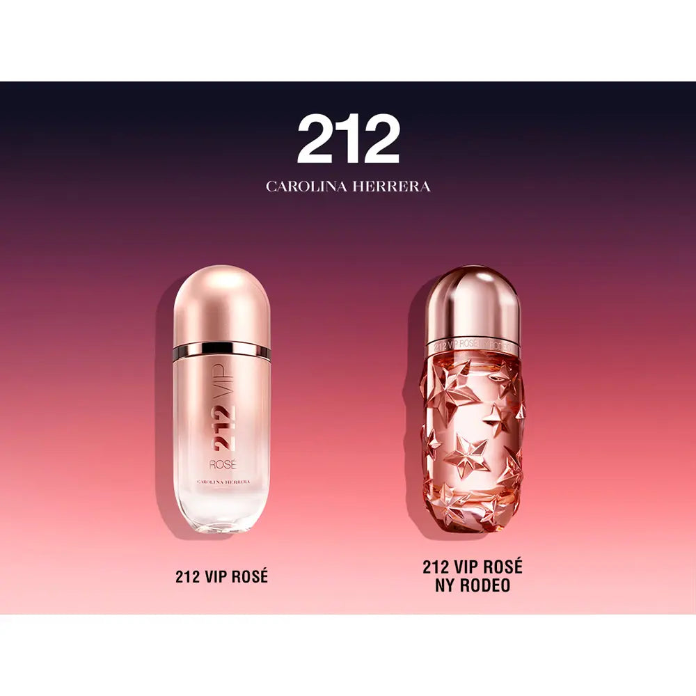 CAROLINA HERRERA-212 VIP ROSÉ NY RODEO edp vaporizador edição limitada 80ml.-DrShampoo - Perfumaria e Cosmética