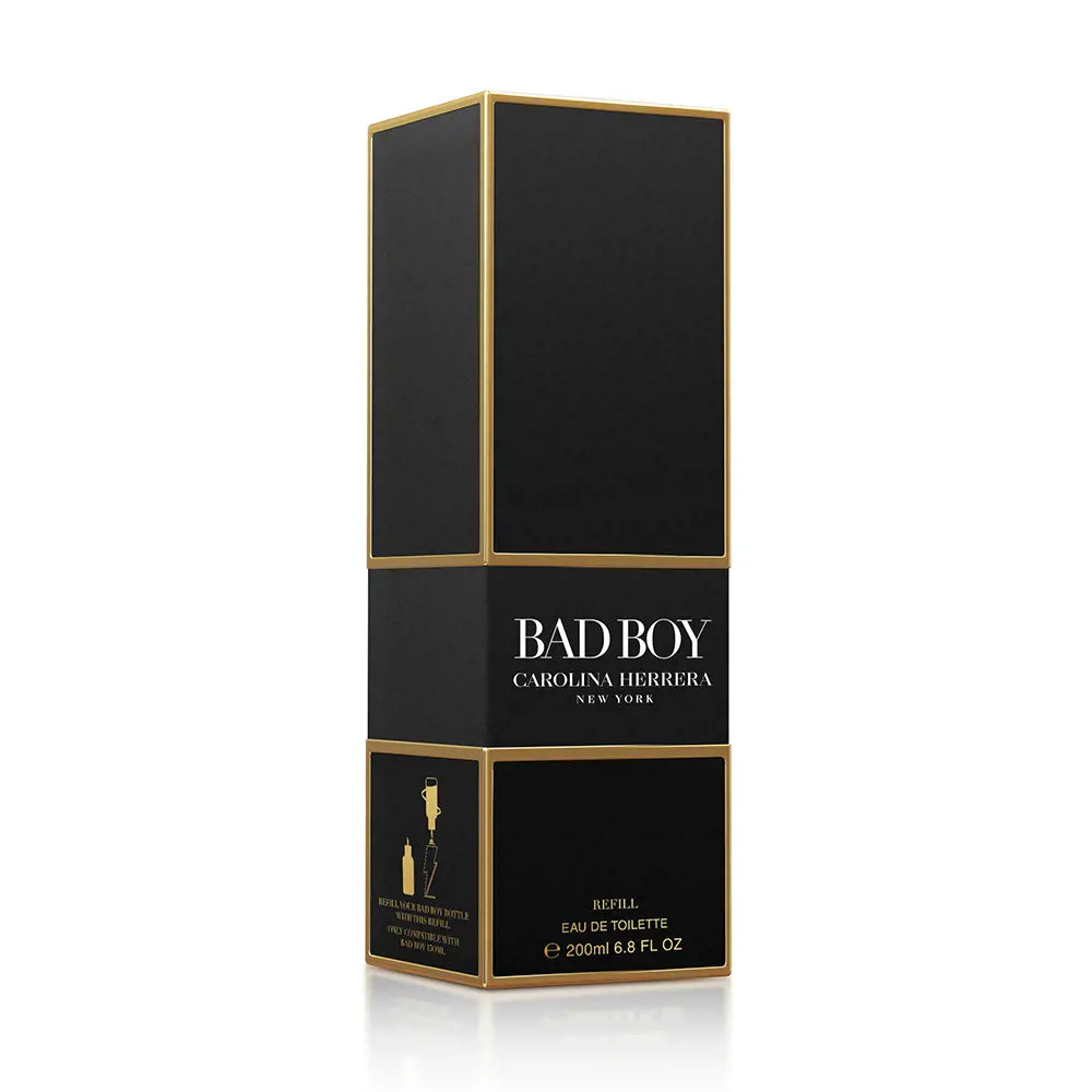 CAROLINA HERRERA-BAD BOY edt recarga 200ml-DrShampoo - Perfumaria e Cosmética