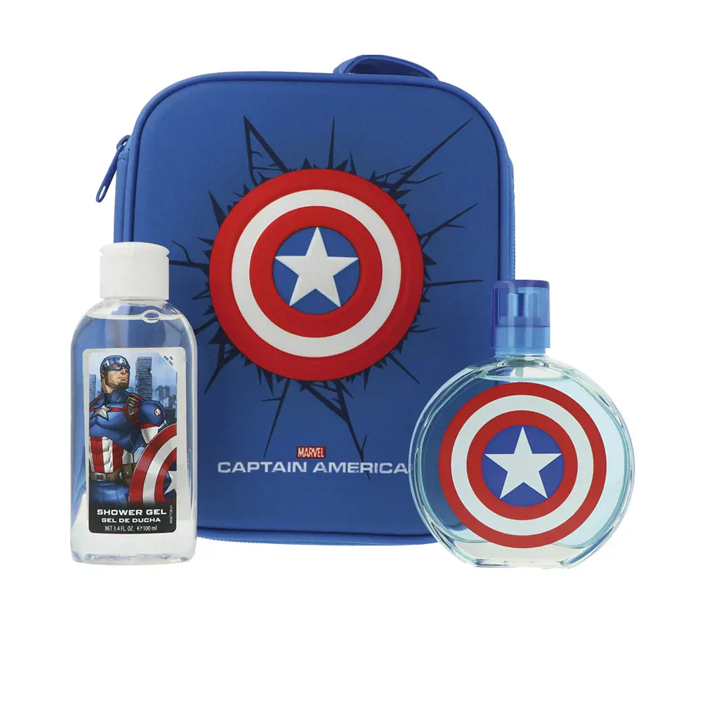 CARTOON-BOLSA CAPITÃO AMERICA LOTE 2 unidades-DrShampoo - Perfumaria e Cosmética