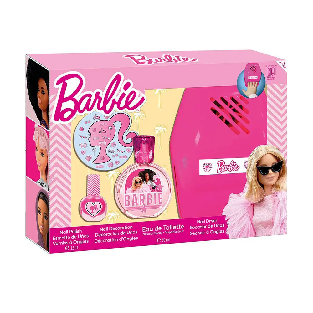 CARTOON-MALA BARBIE 4 peças-DrShampoo - Perfumaria e Cosmética