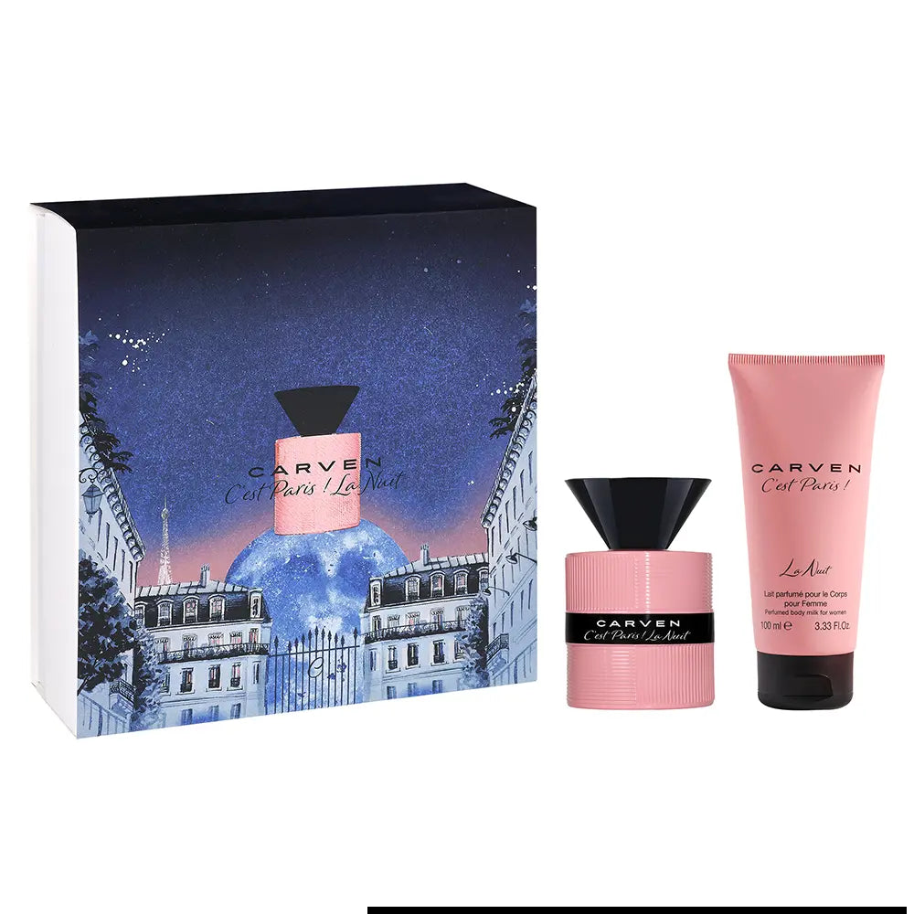 CARVEN-C39EST PARIS LA NUIT PARA MULHERES CONJUNTO 2 peças-DrShampoo - Perfumaria e Cosmética