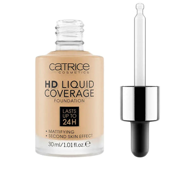 CATRICE-BASE DE COBERTURA LÍQUIDA HD dura até 24 horas 036 avelã-DrShampoo - Perfumaria e Cosmética