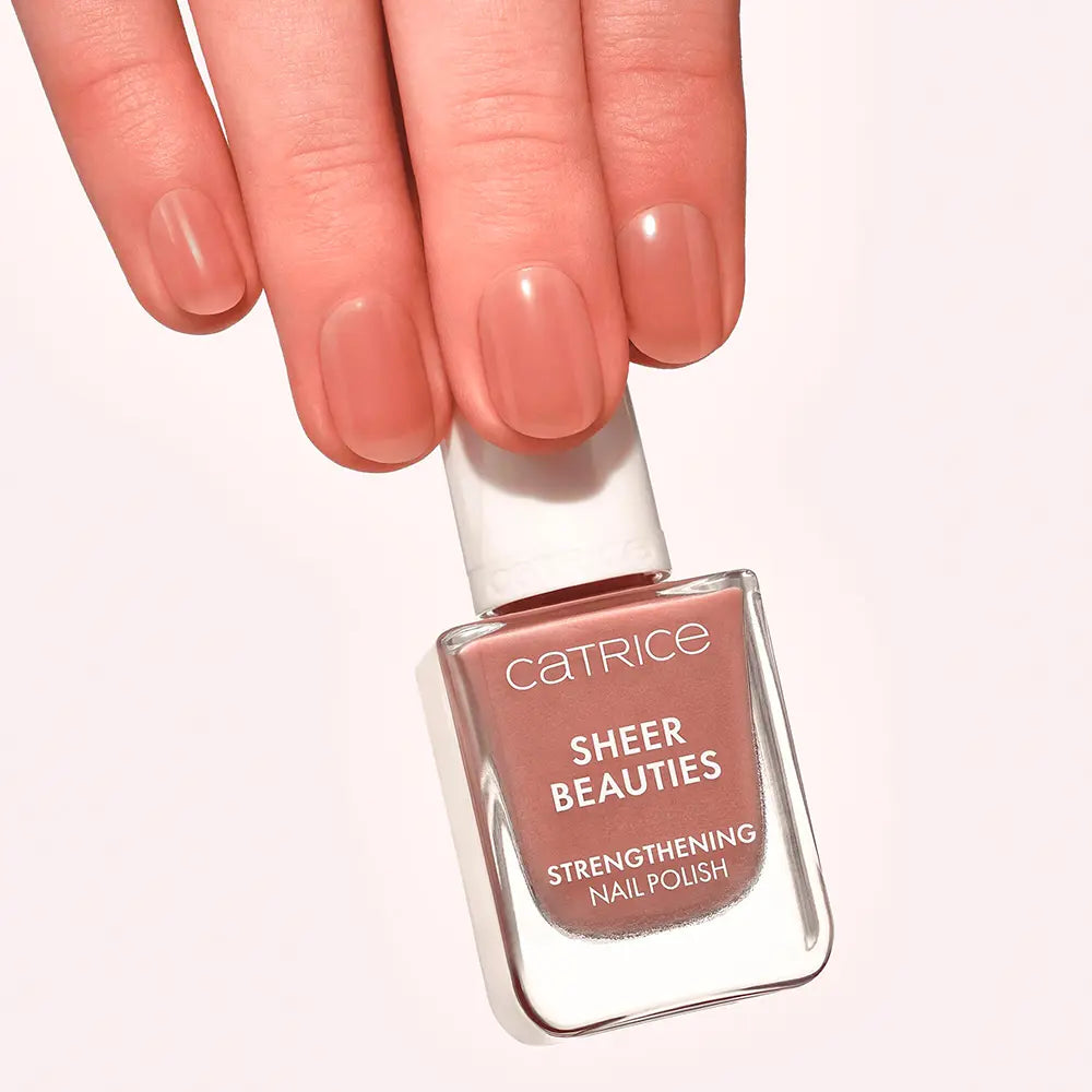 CATRICE-Esmalte fortalecedor SHEER BEAUTIES 070 Dusty Romance 1050 ml.-DrShampoo - Perfumaria e Cosmética