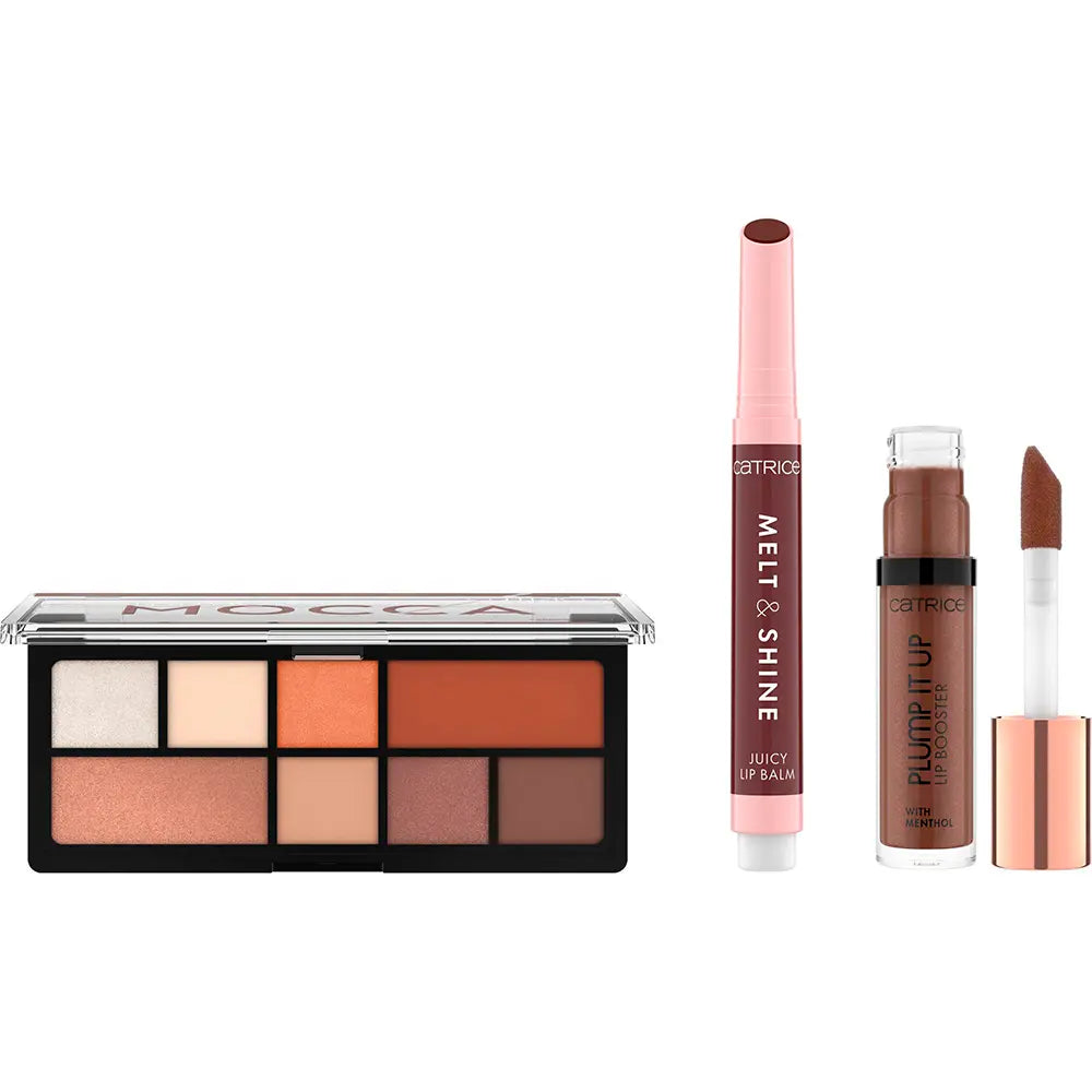 CATRICE-Estojo de Maquilhagem MOCCA DAZE 3 peças.-DrShampoo - Perfumaria e Cosmética