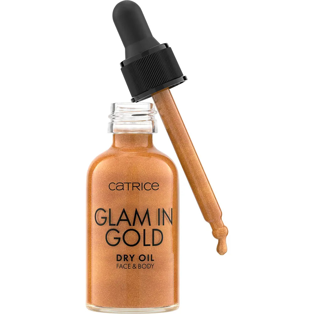 CATRICE-Óleo seco GLAM IN GOLD 010 30 ml.-DrShampoo - Perfumaria e Cosmética