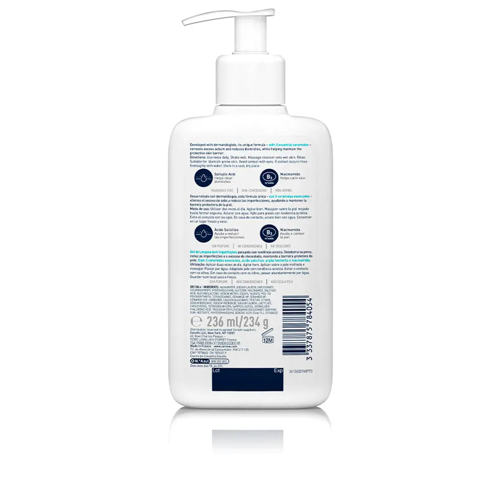 CERAVE-Controle de limpeza BLEMISH 236ml-DrShampoo - Perfumaria e Cosmética