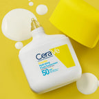 CERAVE-Fluido hidratante invisível com proteção solar FPS 50 50 ml-DrShampoo - Perfumaria e Cosmética