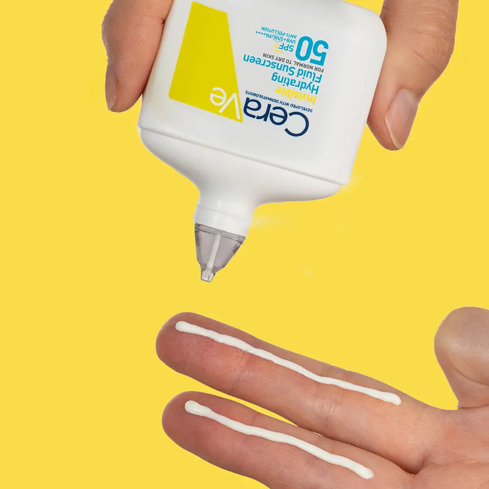 CERAVE-Fluido hidratante invisível com proteção solar FPS 50 50 ml-DrShampoo - Perfumaria e Cosmética