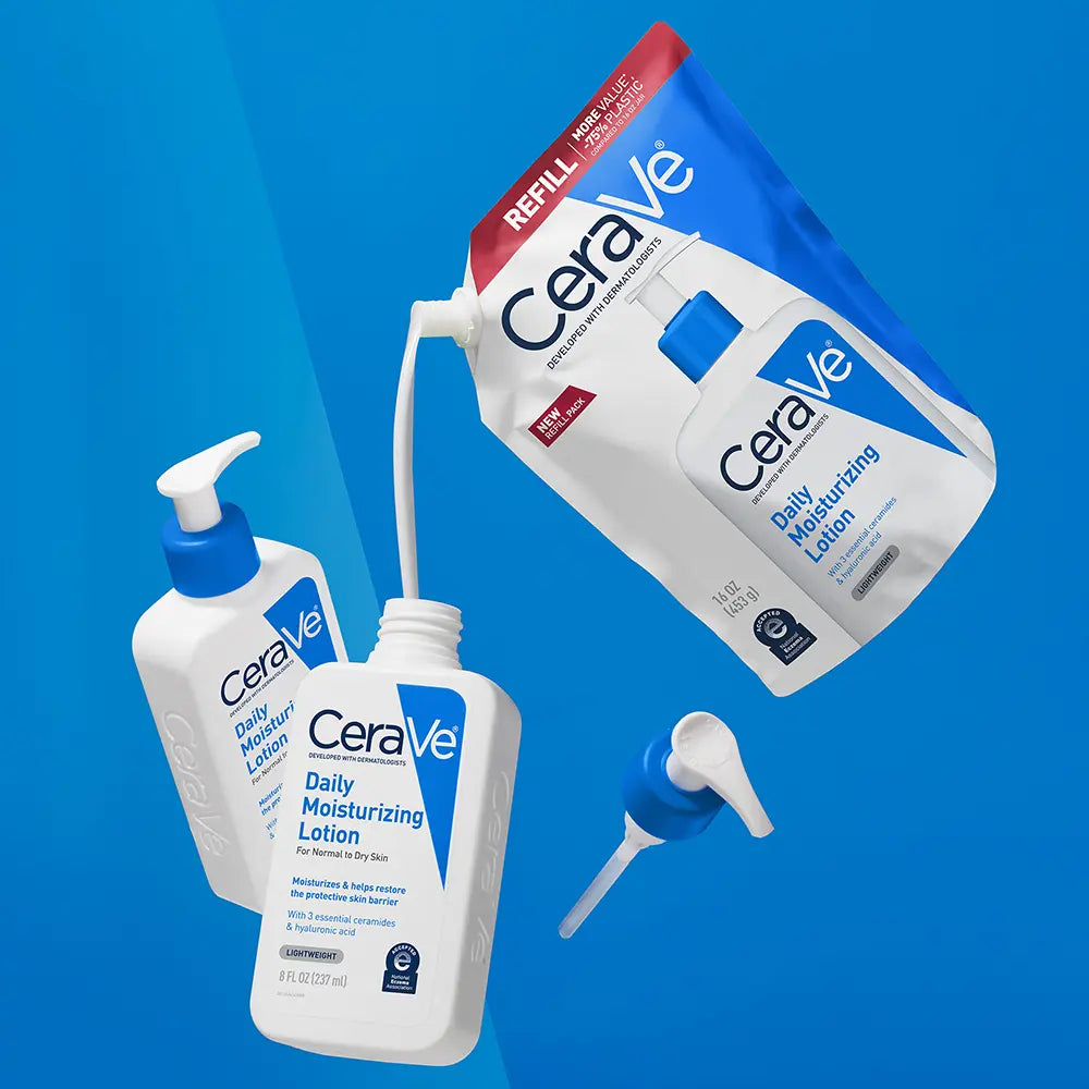 CERAVE-LOÇÃO HIDRATANTE pele seca a muito seca refil 473 ml-DrShampoo - Perfumaria e Cosmética