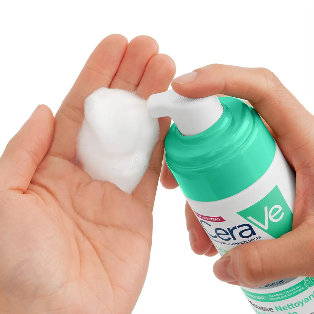 CERAVE-Limpador de espuma de ar reequilibrante 148 ml-DrShampoo - Perfumaria e Cosmética