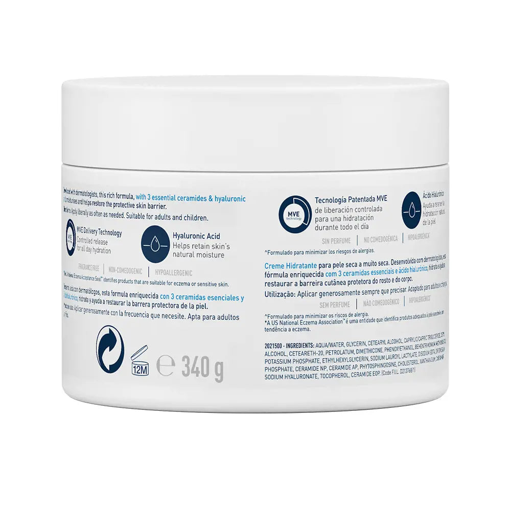 CERAVE-MOISTURISING CREAM for dry to very dry skin-DrShampoo - Perfumaria e Cosmética