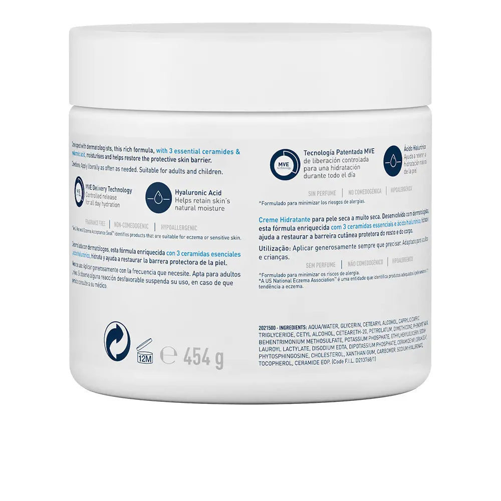 CERAVE-MOISTURISING CREAM for dry to very dry skin-DrShampoo - Perfumaria e Cosmética