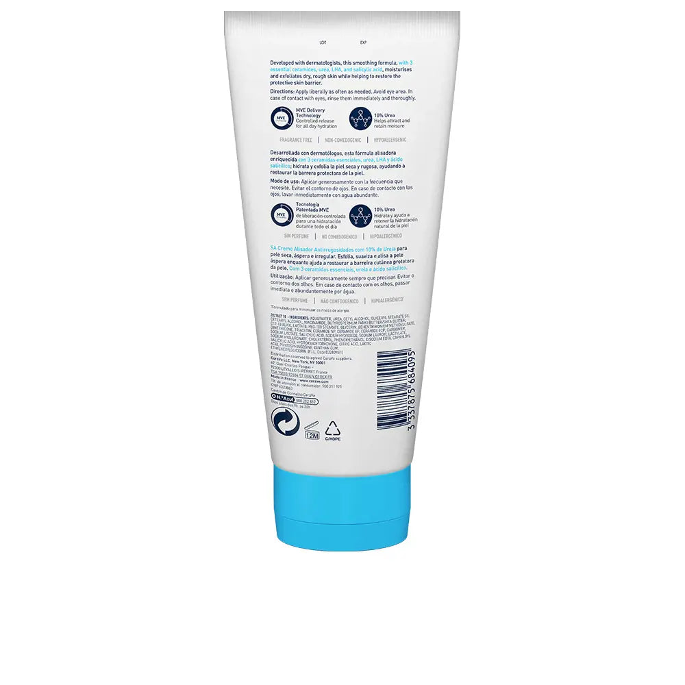 CERAVE-SA SMOOTHING CREAM for dry, rough, bumpy skin-DrShampoo - Perfumaria e Cosmética