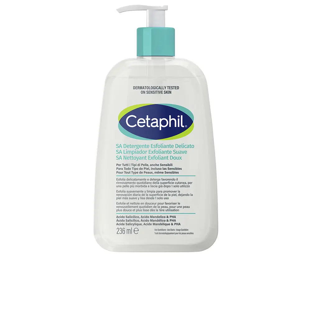 CETAPHIL-CETAPHIL SA Limpador Esfoliante Suave 236 ml-DrShampoo - Perfumaria e Cosmética