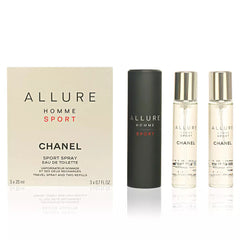 CHANEL-ALLURE HOMME SPORT edt spray recarregável 3 x 20 ml-DrShampoo - Perfumaria e Cosmética